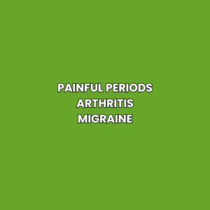 Painful periods Arthritis Migraine