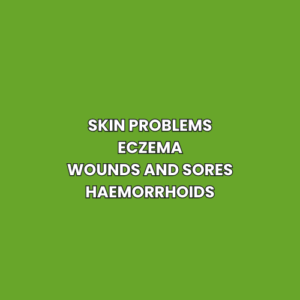 Skin problems Eczema Wounds and sores Haemorrhoids