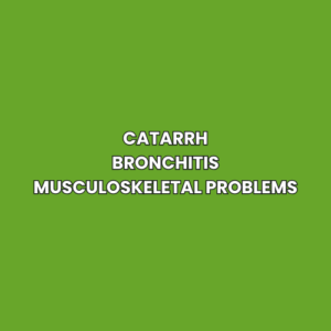 Catarrh Bronchitis Musculoskeletal problems