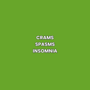 Crams Spasms Insomnia