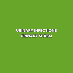 Urinary infections Urinary spasm